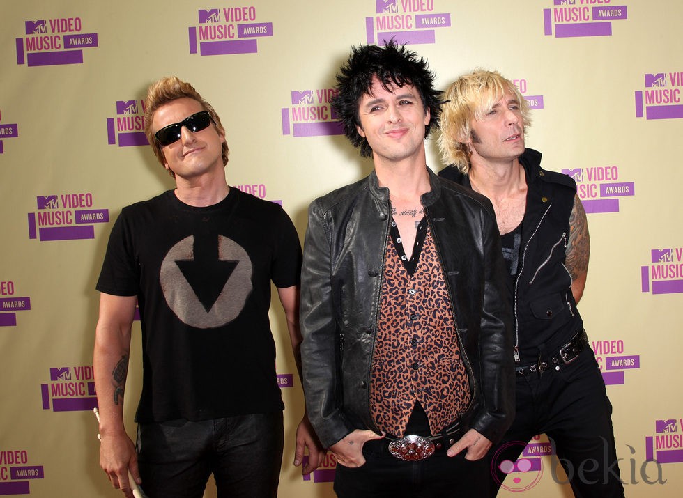 Green Day en los MTV Video Music Awards 2012