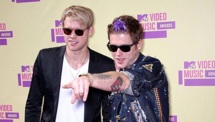 Chord Overstreet y Nash Overstreet en los MTV Video Music Awards 2012