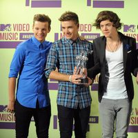 El grupo One Direction en los MTV Video Music Awards 2012