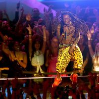 Lil Wayne actuando en la gala de los MTV Video Music Awards 2012