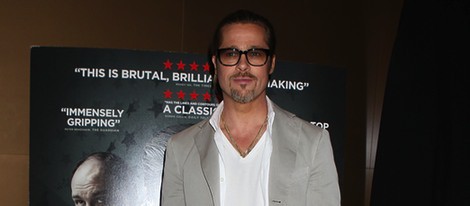 Brad Pitt en la première de 'Killing them softly' en Londres