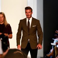 David Beckham en el desfile de Victoria Beckham de la Semana de la Moda de Nueva York