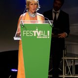 Mercedes Milá en la ceremonia de clausura del FesTVal de Vitoria 2012