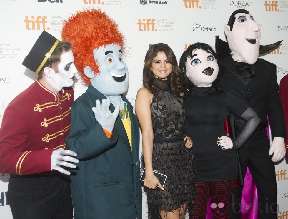 Selena Gomez durante la presentación de 'Hotel Transylvania' en el Festival de Toronto