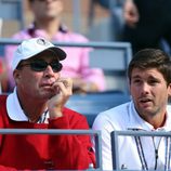Daniel Vallverdu e Ivan Lendl en la final del Grand Slam del US Open 2012