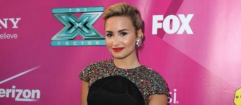 Demi Lovato en el estreno de la nueva temporada de 'X Factor'