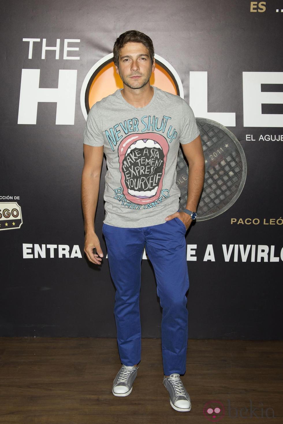 Félix Gómez en el estreno de la nueva temporada de 'The Hole'