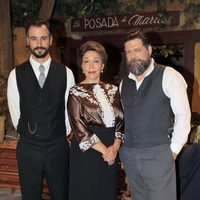 Iago García, María Bouzas y Mario Zorrilla en los 400 capítulos de 'El Secreto de Puente Viejo'