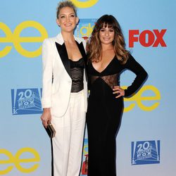Lea Michele y Kate Hudson presentan la cuarta temporada de 'Glee'