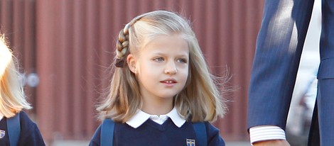 La Infanta Leonor en su primer día de colegio