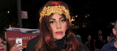 Lady Gaga en la presentación de su fragancia 'Fame'