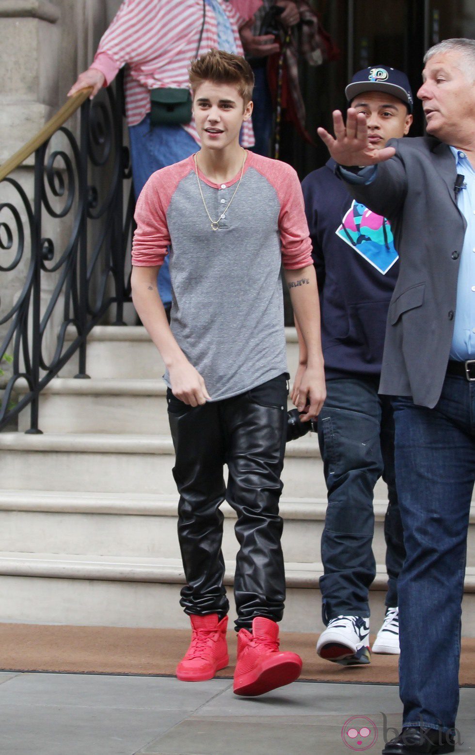 Justin Bieber en la firma de su libro 'Just Getting Started' en Londres