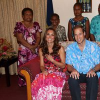 El Príncipe Guillermo y Kate Middleton en casa del Gobernador de Islas Salomón