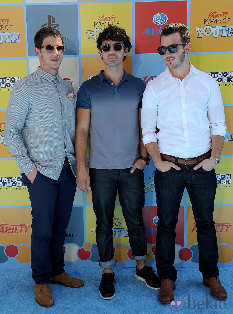 Los Jonas Brothers en los premios Power Of Youth 2012