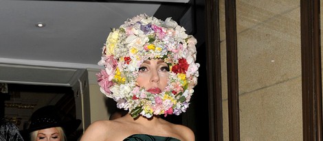 Lady Gaga en la Semana de la Moda de Londres primavera/verano 2013