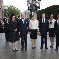 La Familia Real Sueca en la apertura del Parlamento