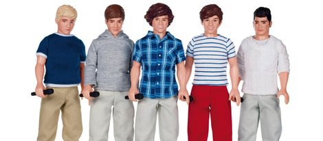 Los muñecos de los chicos de One Direction