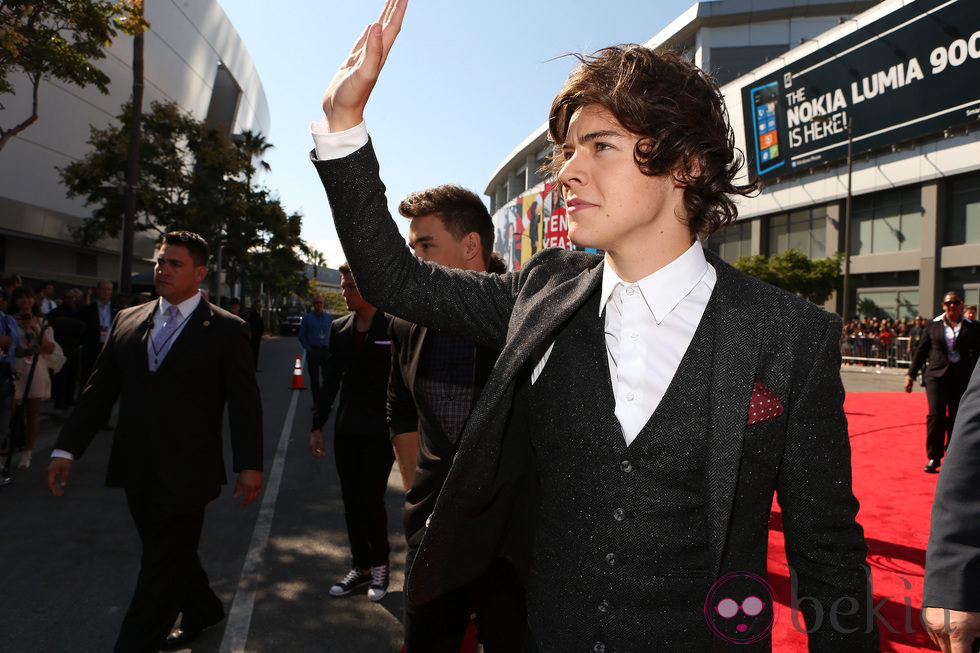 Harry Styles llega a los MTV Video Music Awards 2012