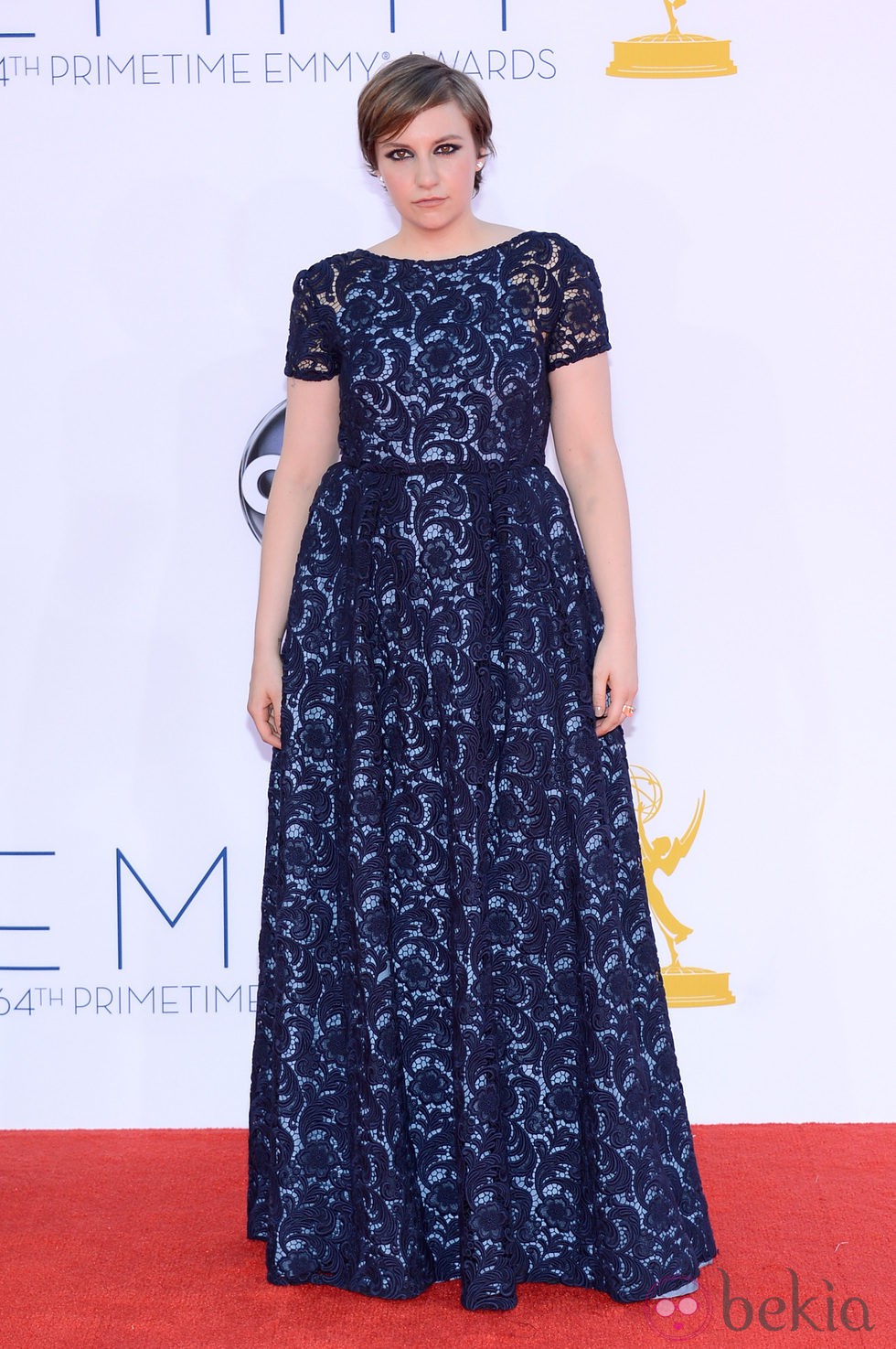 Lena Dunham en los Emmy 2012