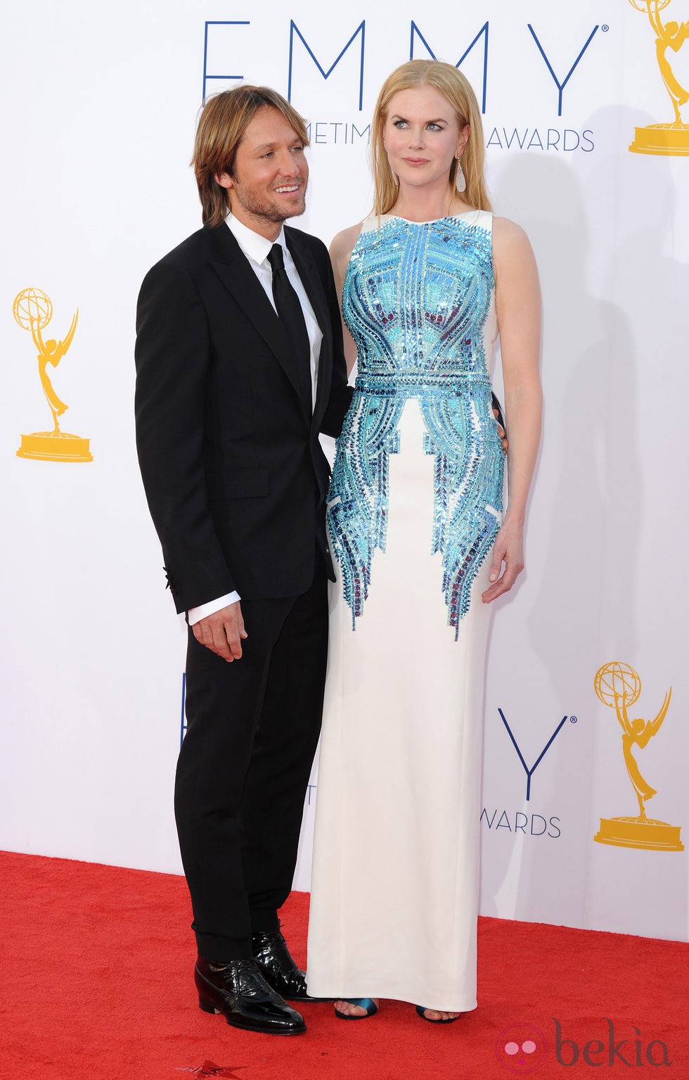 Nicole Kidman y Keith Urban en los Emmy 2012