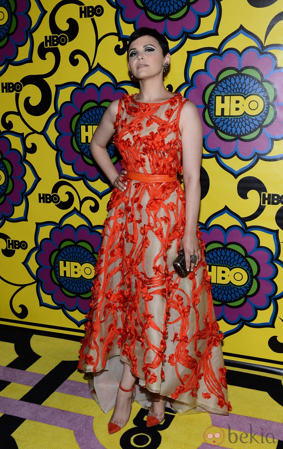 Ginnifer Goodwin en la fiesta celebrada por la HBO tras los Premios Emmy 2012