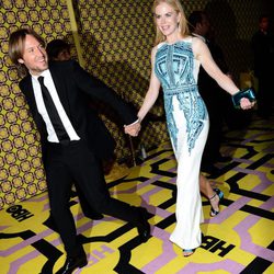 Keith Urban y Nicole Kidman en la fiesta celebrada por la HBO tras los Emmy 2012