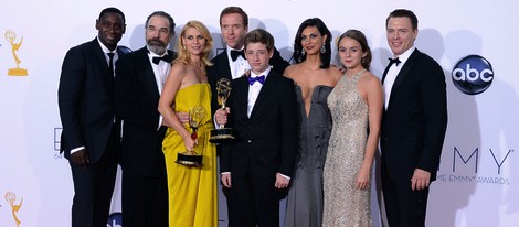 El reparto de 'Homeland' en los Emmy 2012