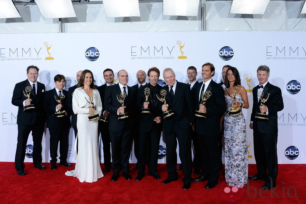 El equipo de 'The Amazing Race' en los Emmy