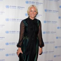 Mette-Marit de Noruega en una cena benéfica de la ONU en Nueva York