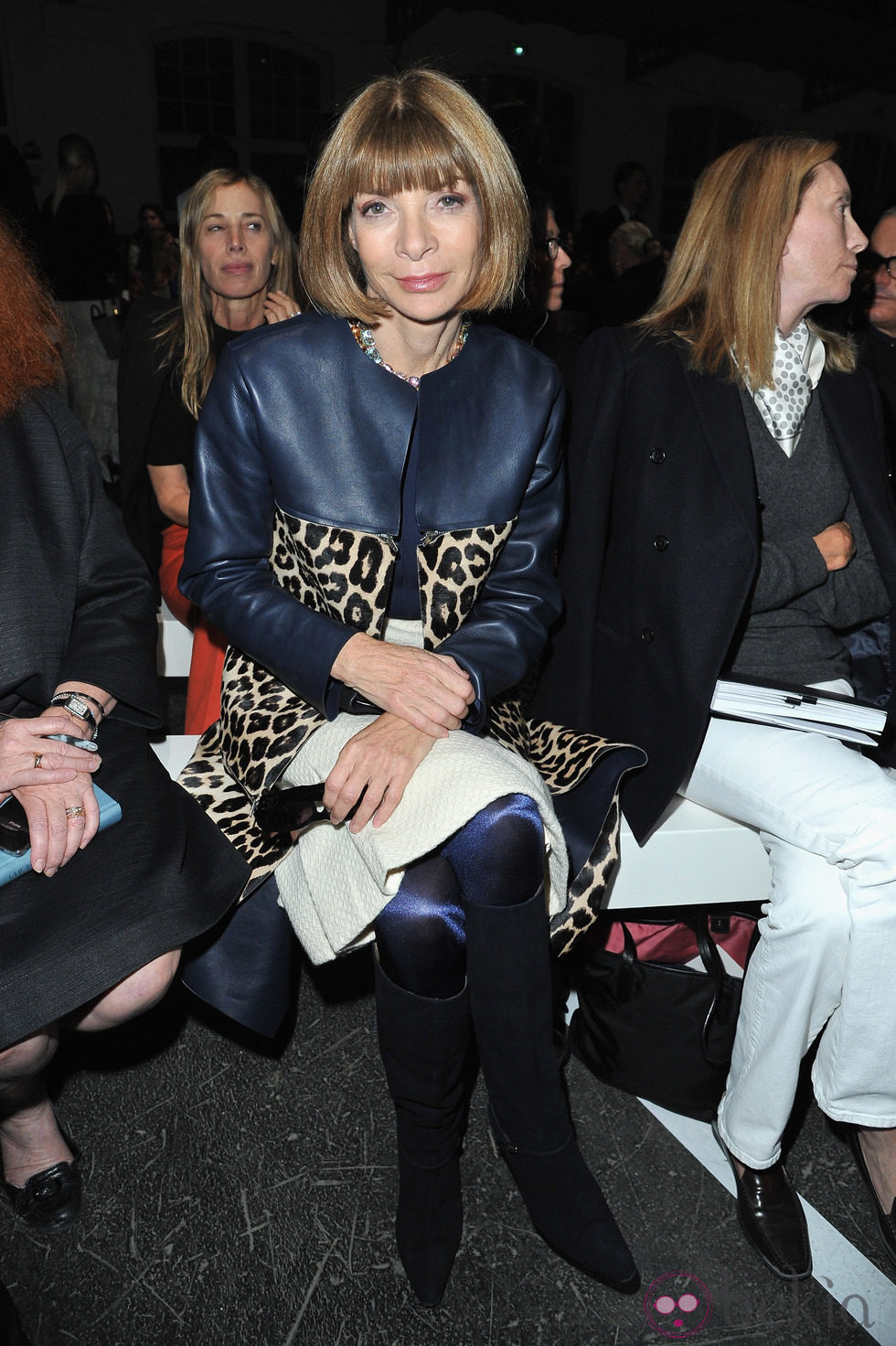 Anna Wintour en el desfile de Givenchy de la Semana de la Moda de París