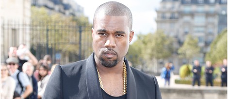Kanye West en el desfile de Dior de la Semana de la Moda de París