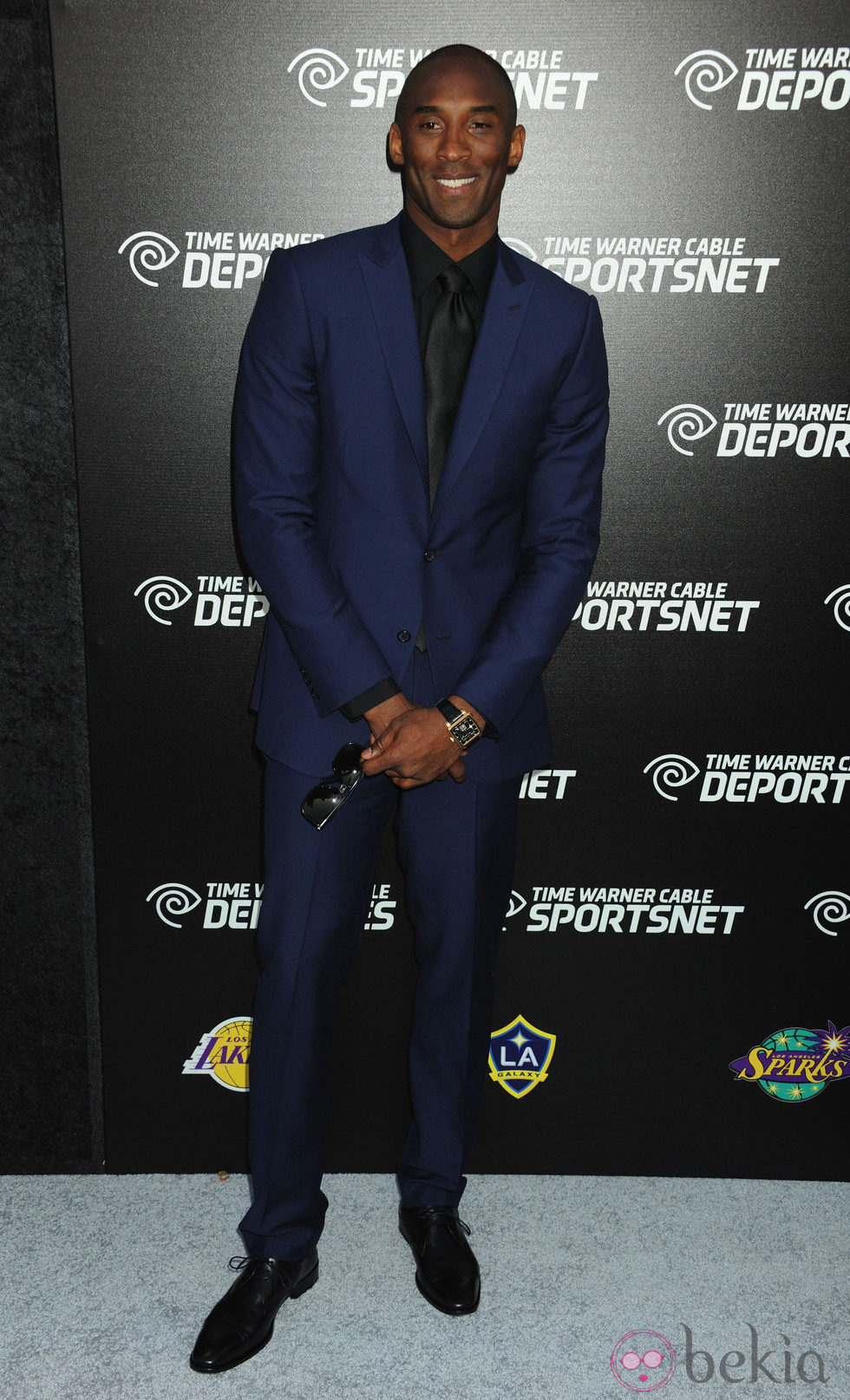 Kobe Bryant en la presentación del canal Time Warner Sports