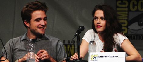 Robert Pattinson y Kristen Stewart promocionan 'Amanecer. Parte 2'