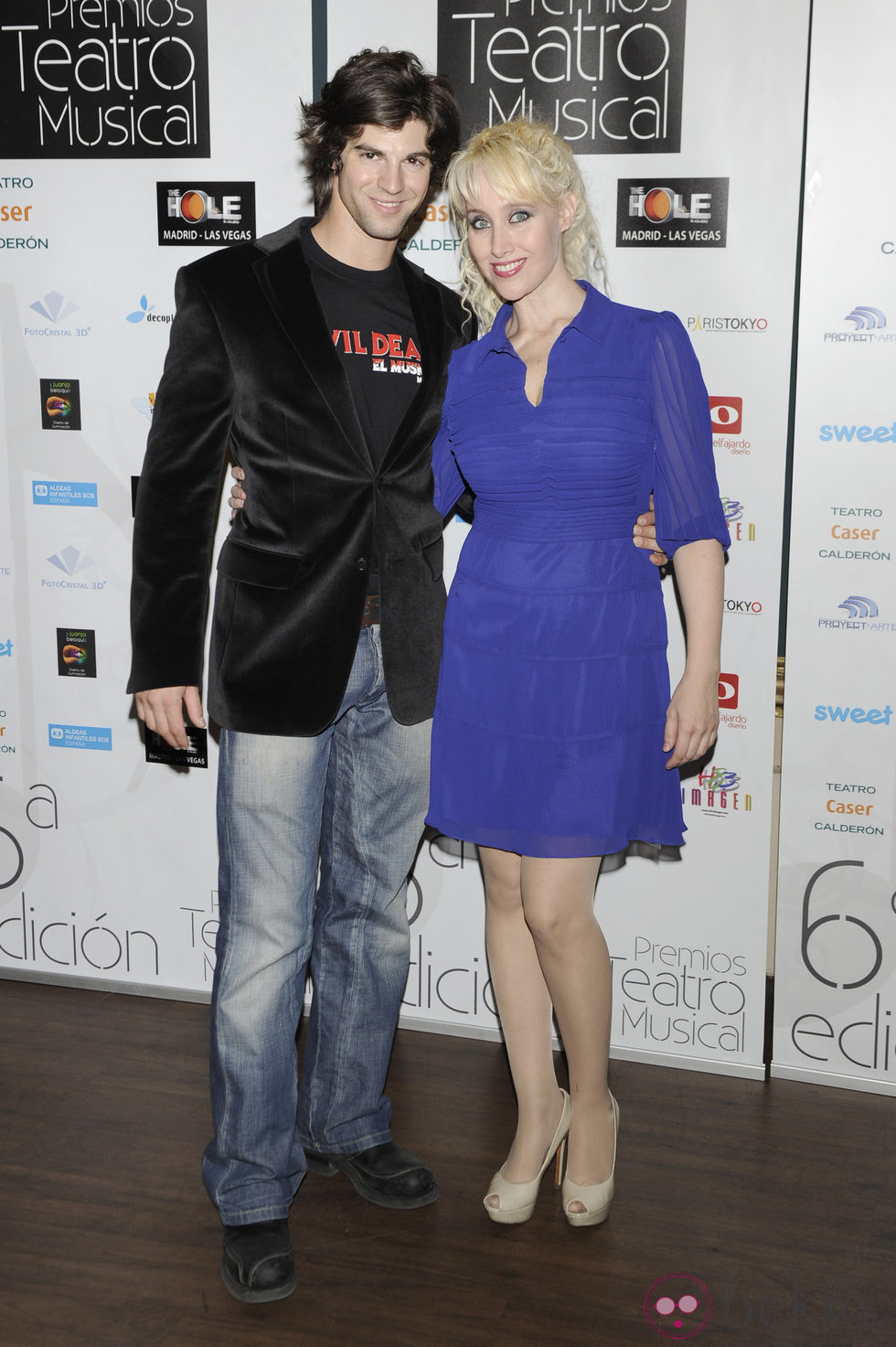 Geraldine Larrosa 'Innocence' y Sergio Arce en los Premios del Teatro Musical 2012