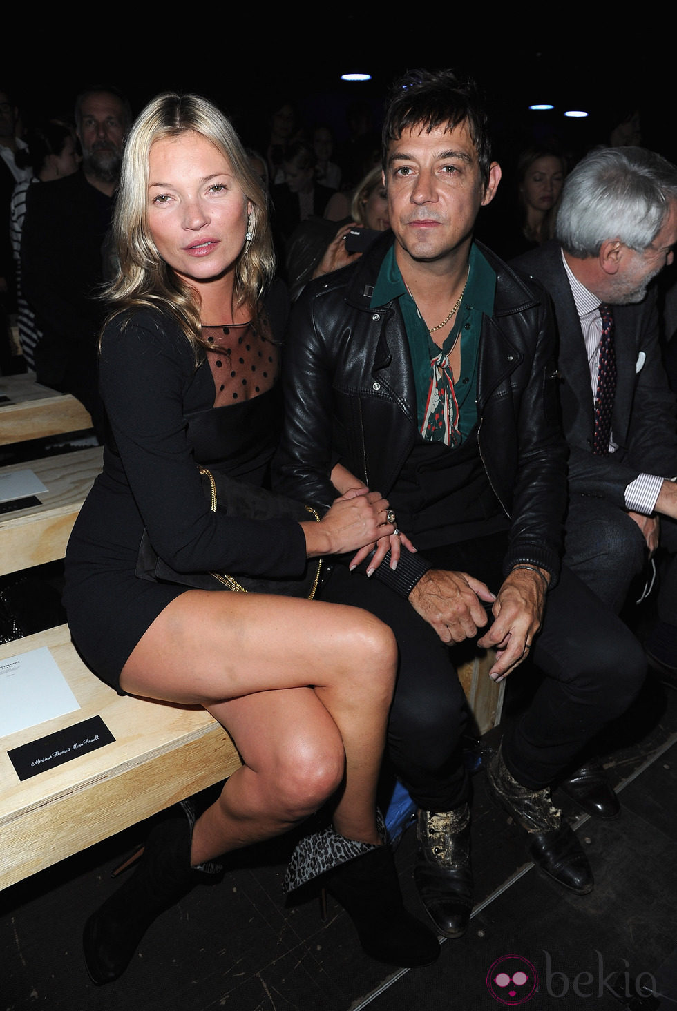 Kate Moss y Jamie Hince en la Semana de la Moda de París primavera/verano 2013