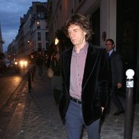 Mick Jagger en una cena de apoyo a la campaña de Barack Obama en París