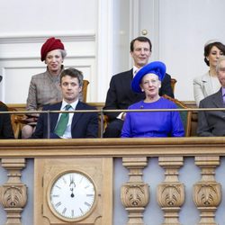 La Familia Real Danesa en la apertura del Parlamento