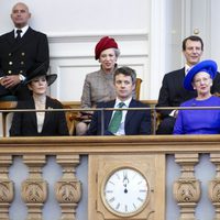 La Familia Real Danesa en la apertura del Parlamento