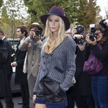 Poppy Delevingne en la Semana de la Moda de París