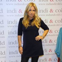 Cristina Tárrega en la inauguración de la tienda Indi & Cold en Madrid