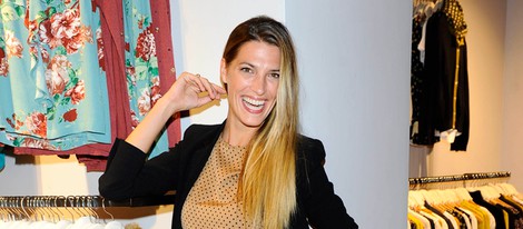 Laura Sánchez en la inauguración de la tienda Indi & Cold en Madrid