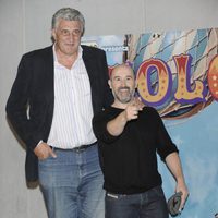 Fernando Romay y Javier Cámara en el estreno de 'Eoloh!'