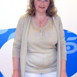 La médium Anne Germain en el plató de Telecinco