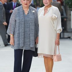 La Infanta Pilar y Carmen Cervera en el 20 aniversario del Museo Thyssen