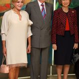 Carmen Cervera y los Reyes Juan Carlos y Sofía en el 20 aniversario del Museo Thyssen-Bornemisza