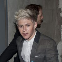 Niall Horan de One Direction con traje gris