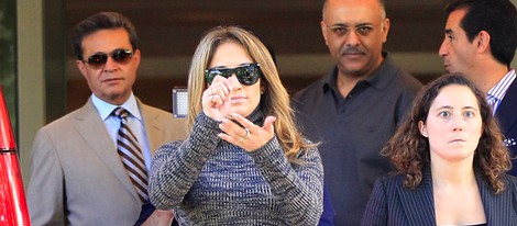 Jennifer Lopez se despide de la capital española tras su concierto