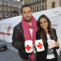 Maxim Huerta y Carmen Alcayde el Día de la Banderita 2012