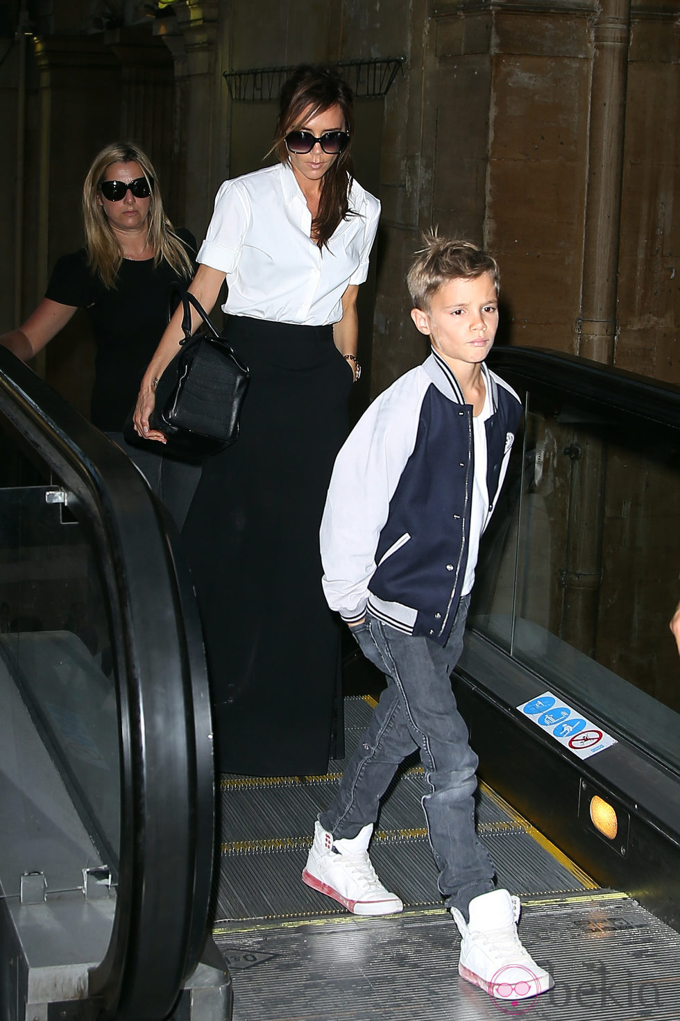 Victoria Beckham y su hijo Romeo Beckham