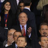 El Rey Don Juan Carlos en el partido España-Francia